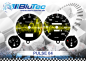 Preview: Speedometer Discs for Audi B3 B4 80 90 B4 - PULSE EDITION