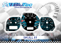 Preview: Speedometer Discs for Mercedes Vito - SKULL EDITION