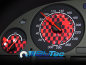 Preview: Speedometer Dials series for BMW E38 E39 E53 - BLACK vs RACE RED