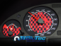 Preview: Speedometer Dials series for BMW E46 - BLACK vs RACE RED