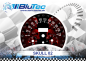 Preview: Speedometer Discs for VW New Beetle - SKULL EDITION