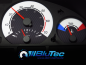 Preview: Speedometer Dials series for BMW E46 - WHITE vs CARBON