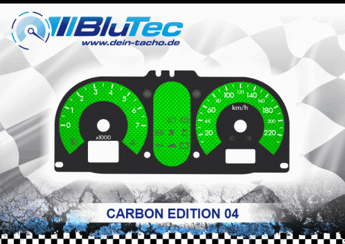 Speedometer Discs for Ford Fiesta MK6 - CARBON EDITION