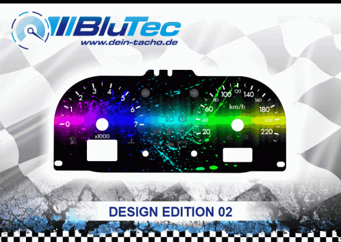 Speedometer Discs for Ford Fiesta MK6 - DESIGN EDITION 02