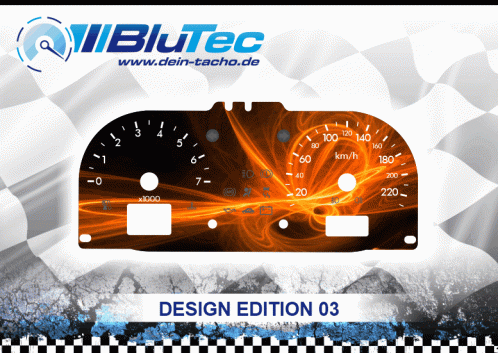 Speedometer Discs for Ford Fiesta MK6 - DESIGN EDITION 03
