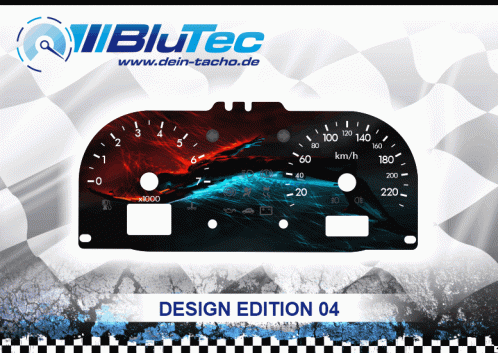 Speedometer Discs for Ford Fiesta MK6 - DESIGN EDITION 04