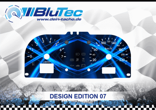 Speedometer Discs for Ford Fiesta MK6 - DESIGN EDITION 07