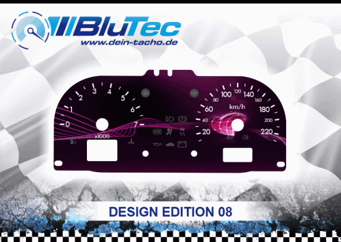 Speedometer Discs for Ford Fiesta MK6 - DESIGN EDITION 08