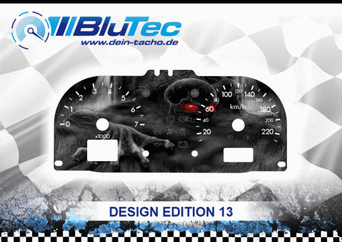 Speedometer Discs for Ford Fiesta MK6 - DESIGN EDITION 13