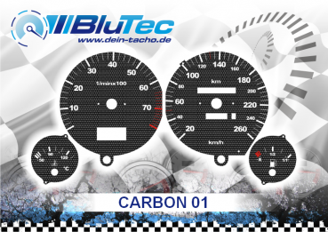 Speedometer Discs for Audi B3 B4 80 90 B4 - CARBON EDITION