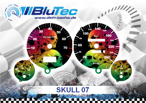 Speedometer Discs for Audi B3 B4 80 90 B4 - CSKULL EDITION