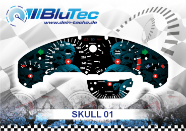 Speedometer Dials series for BMW E36 - SKULL EDITION
