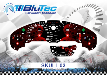 Speedometer Dials series for BMW E36 - SKULL EDITION