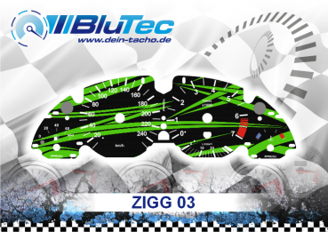 Tachoscheiben Modellreihe BMW E38 E39 E53 - ZIGG EDITION