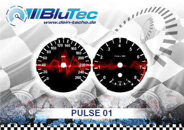 Speedometer Dials series for BMW E81 E82 E84 E87 E88 - PULSE EDITION