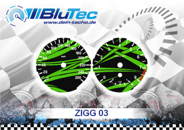 Speedometer Dials series for BMW E81 E82 E84 E87 E88 - ZIGG EDITION