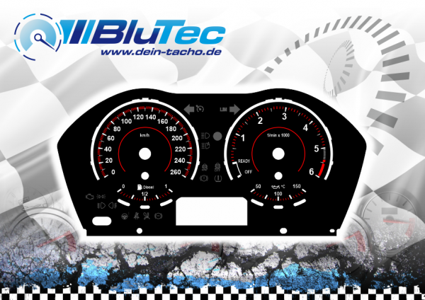 Speedometer Dials series for BMW F2X-F3X-F4X - SPECIAL EDITION SCALE