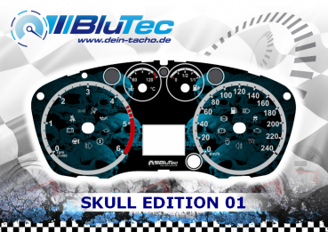 Speedometer Discs for Ford Focus II - SKULL EDITION