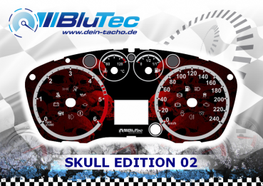 Speedometer Discs for Ford Focus II - SKULL EDITION