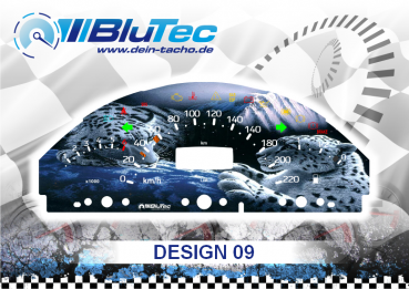 Speedometer Discs for Mercedes A-Klasse - DESIGN EDITION 09