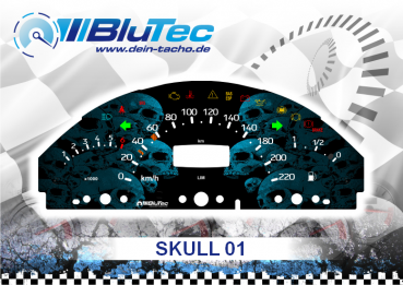 Speedometer Discs for Mercedes A-Klasse - SKULL EDITION
