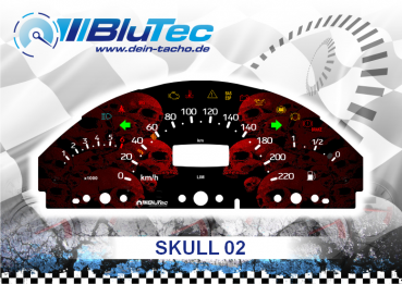 Speedometer Discs for Mercedes A-Klasse - SKULL EDITION