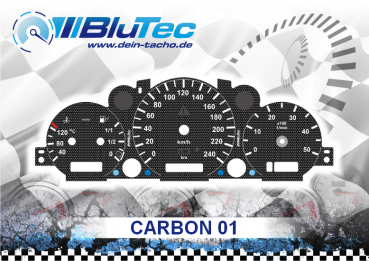 Speedometer Discs for Mercedes M-Klasse - CARBON EDITION