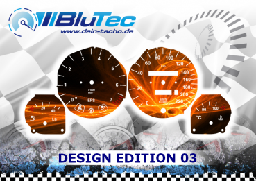 Speedometer Discs for Opel Corsa B, Tigra A - DESIGN EDITION 03