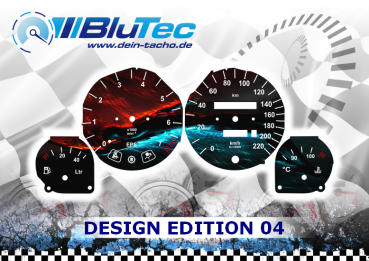 Speedometer Discs for Opel Corsa B, Tigra A - DESIGN EDITION 04