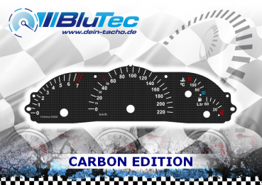 Speedometer Discs for Opel Vectra B - CARBON EDITION