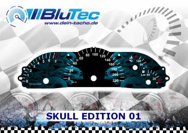 Speedometer Discs for Opel Vectra B - SKULL EDITION