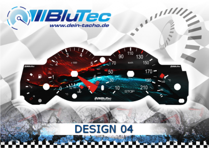 Speedometer Discs for Peugeot 206 CC - DESIGN EDITION 04