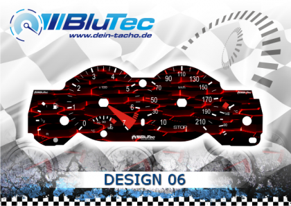 Tachoscheiben für Peugeot 206 CC - Design Edition 06