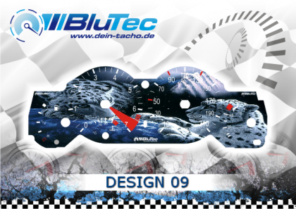 Speedometer Discs for Peugeot 206 CC - DESIGN EDITION 09