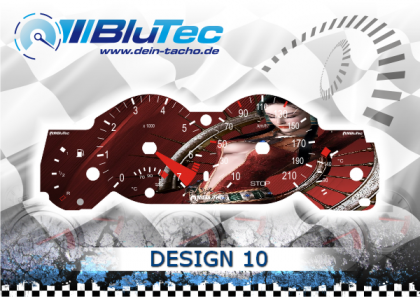 Speedometer Discs for Peugeot 206 CC - DESIGN EDITION 10