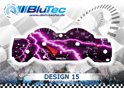 Speedometer Discs for Peugeot 206 CC - DESIGN EDITION 15