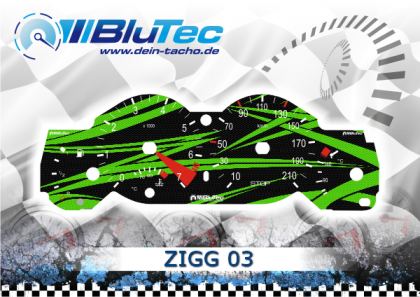 Speedometer Discs for Peugeot 206 CC - ZIGG EDITION