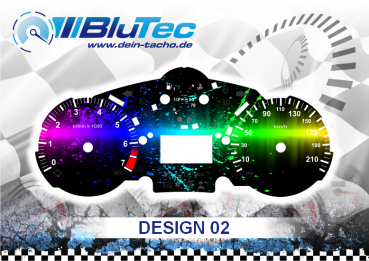 Speedometer Discs for Peugeot 206+ - DESIGN EDITION 02