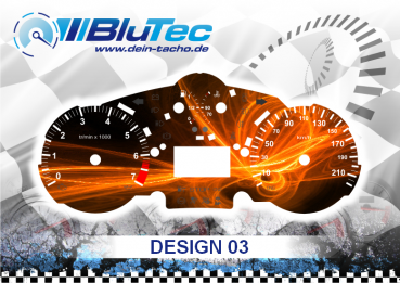 Speedometer Discs for Peugeot 206+ - DESIGN EDITION 03