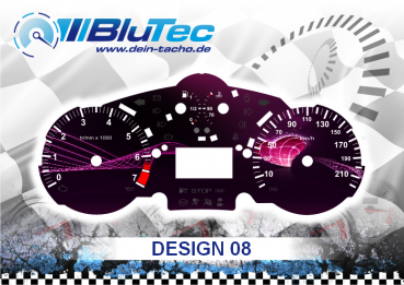 Speedometer Discs for Peugeot 206+ - DESIGN EDITION 08