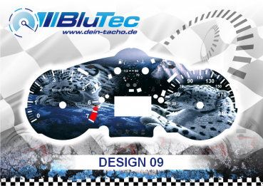 Speedometer Discs for Peugeot 206+ - DESIGN EDITION 09