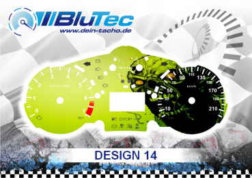 Speedometer Discs for Peugeot 206+ - DESIGN EDITION 14