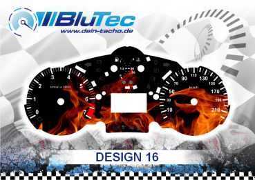 Speedometer Discs for Peugeot 206+ - DESIGN EDITION 16