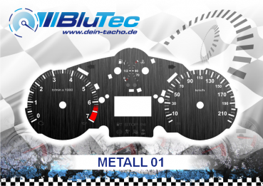 Speedometer Discs for Peugeot 206+ - METALL EDITION