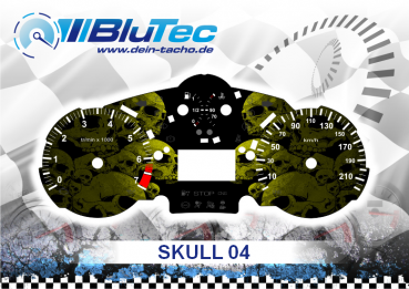 Speedometer Discs for Peugeot 206+ - CSKULL EDITION