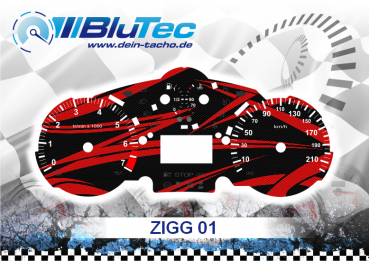 Speedometer Discs for Peugeot 206+ - ZIGG EDITION
