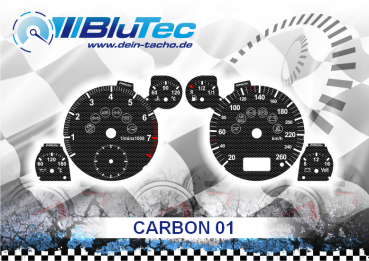 Speedometer Discs for AUDI A3 A4 A6 B5 - CARBON EDITION