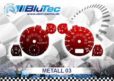 Speedometer Discs for AUDI A3 A4 A6 B5 - METALL EDITION