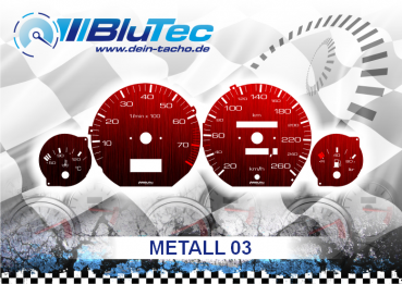 Speedometer Discs for AUDI 100 200 C4 - METALL EDITION