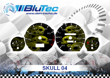 Tachoscheiben für Audi 100 200 C4 - SKULL EDITION